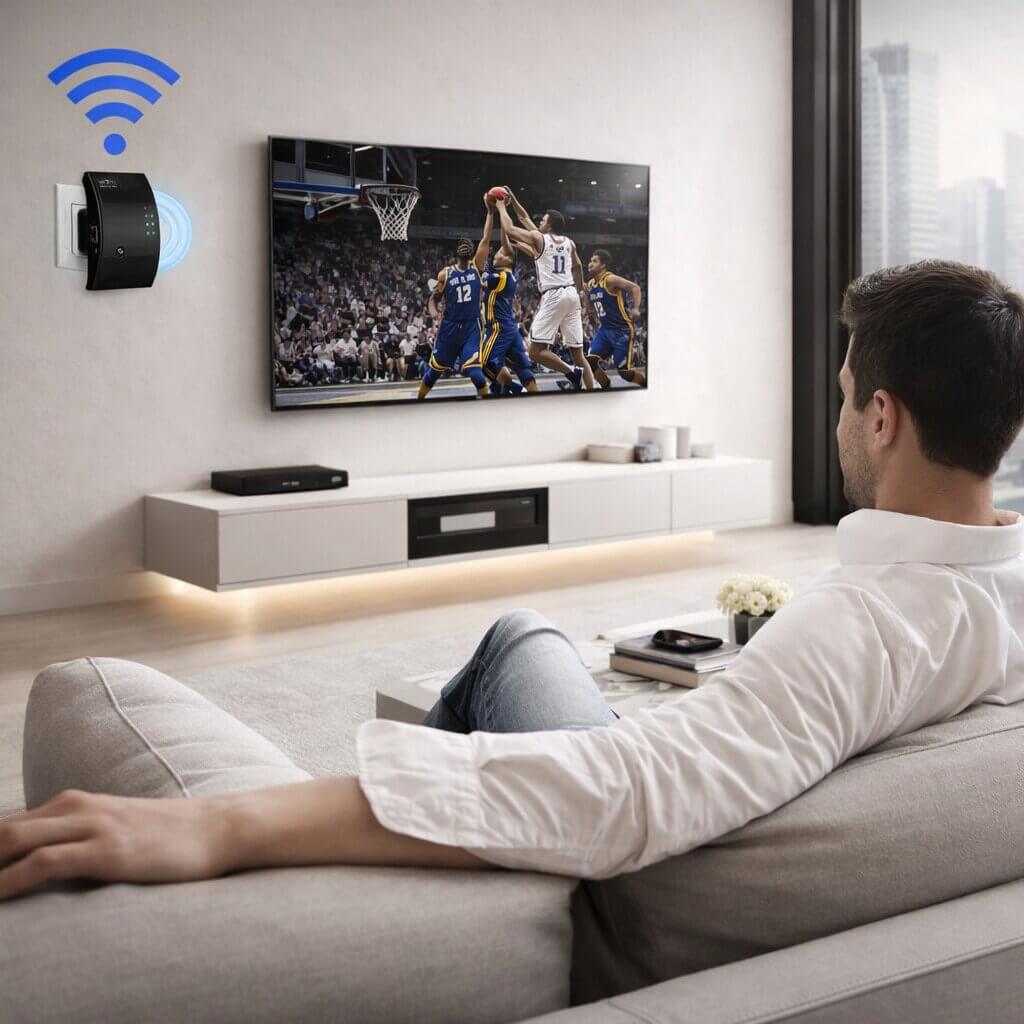 Signal Amplifier | Extended Range | Simple Plug and Play Installation | WiFiora - Esilora