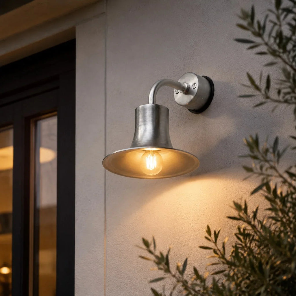 Japanese Wabi-Sabi Brass Wall Sconce | Esilora