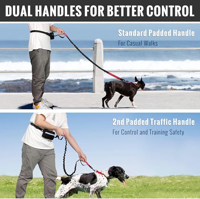 Soft Control Dog Leash for Relaxed Walks Without Jerking - Esilora