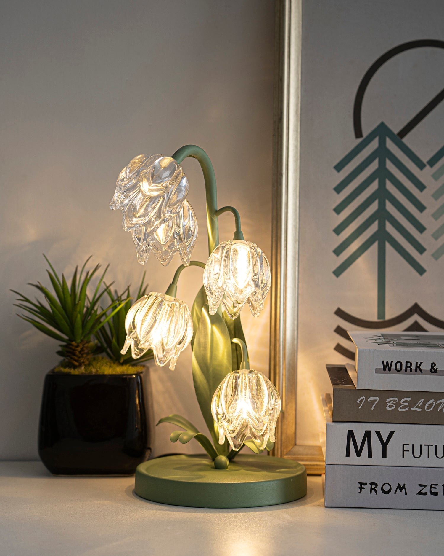 Niya grüne Tischlampe | Esilora