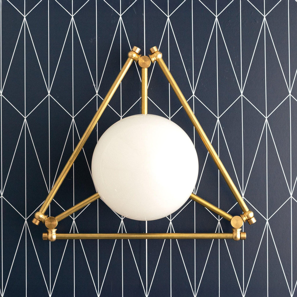 Glorica Glass geometrikus fémvázas mennyezeti lámpa – modern art déco stílusú mennyezeti világítótest nappaliba és étkezőbe | Esilora