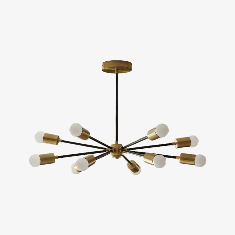 Mobilux Line Moderner Kronleuchter - Mid Century Deckenleuchte | Esilora