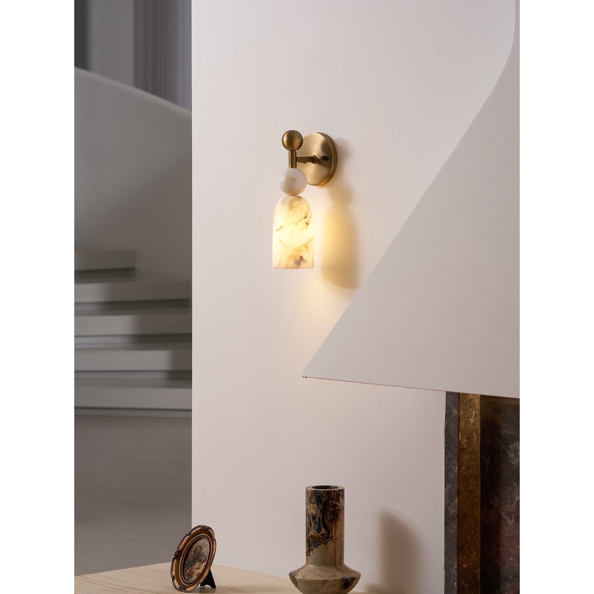 Minimalistische Wandlampe Moderne Lineare Wandleuchte für Schlafzimmer Flur | Esilora