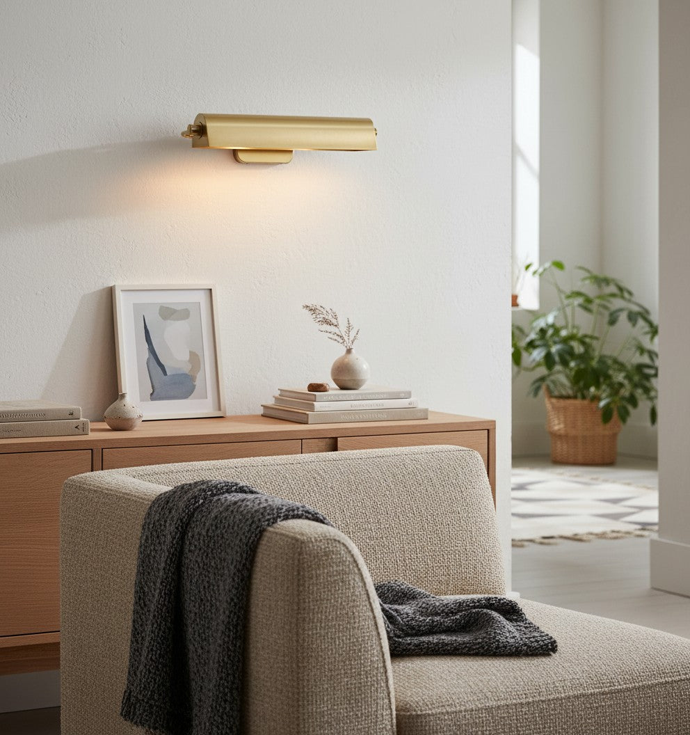 Modo Picture Light Adjustable Swing-Arm Design Classic Art Gallery Light for Wall Art | Esilora