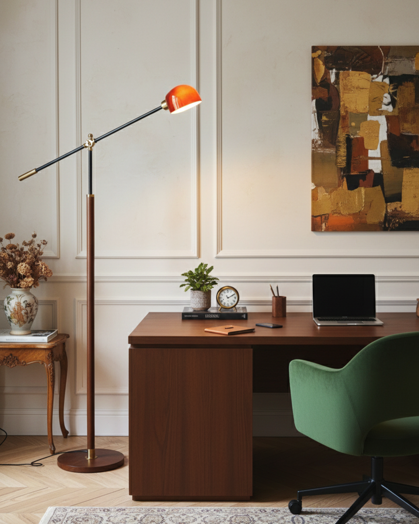 Heritage Swing Floor Lamp | Esilora