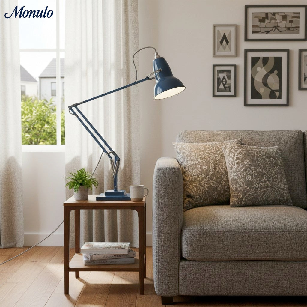 Modryx Adjustable Desk Lamp - Vintage Industrial Metal for Office and Bedroom | Esilora