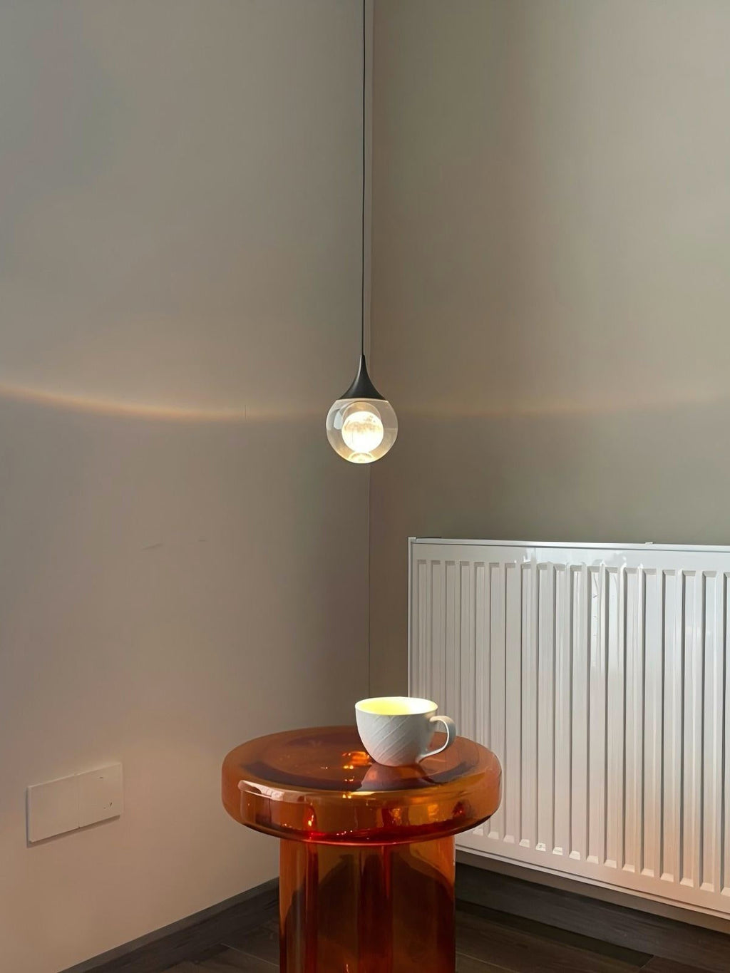 Moon klare Glas-Kugel-Pendelleuchte | Esilora