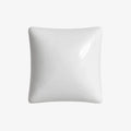 Applique murale en céramique blanche brillante en forme de coussin pour un éclairage intérieur doux | Esilora