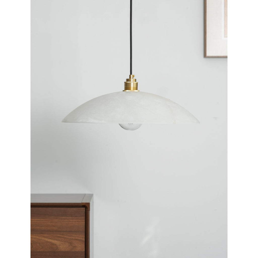 Alabaster Dome Pendant Light | Esilora