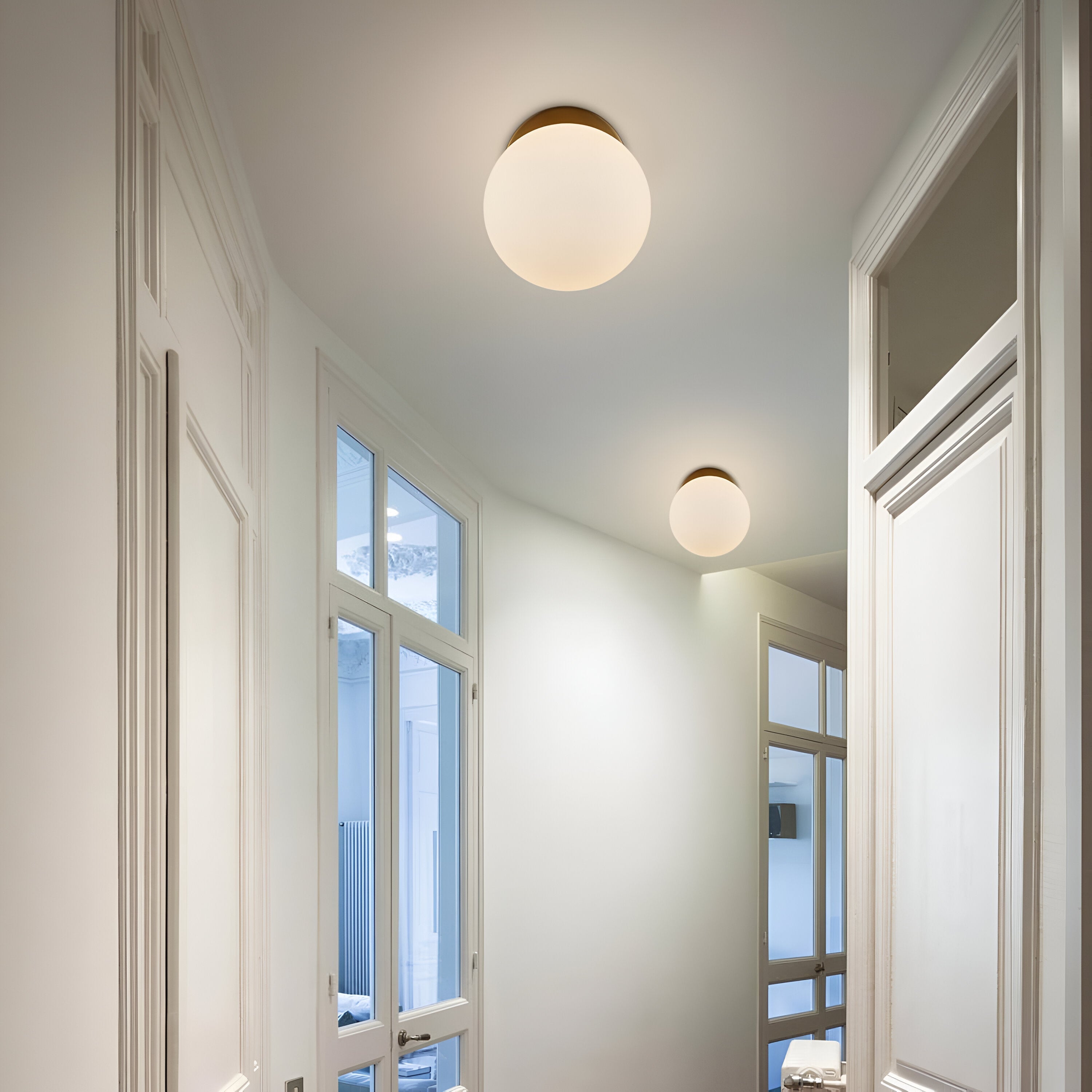 Arianne Nordic Glass Shade Wall Light | Esilora