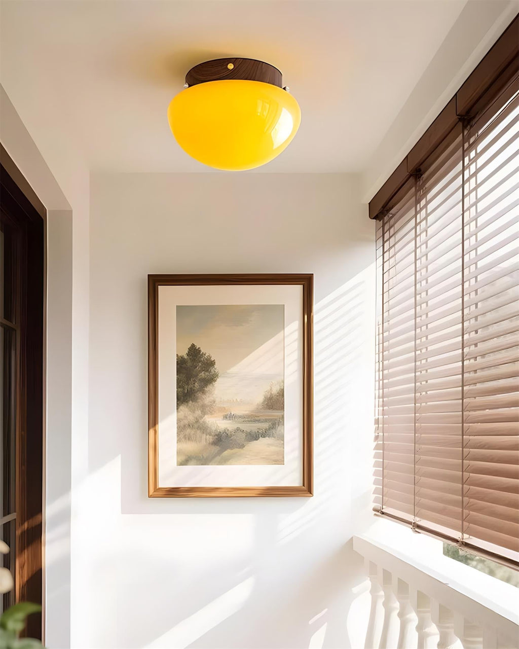 Honeyed Dome Ceiling Lamp | Esilora