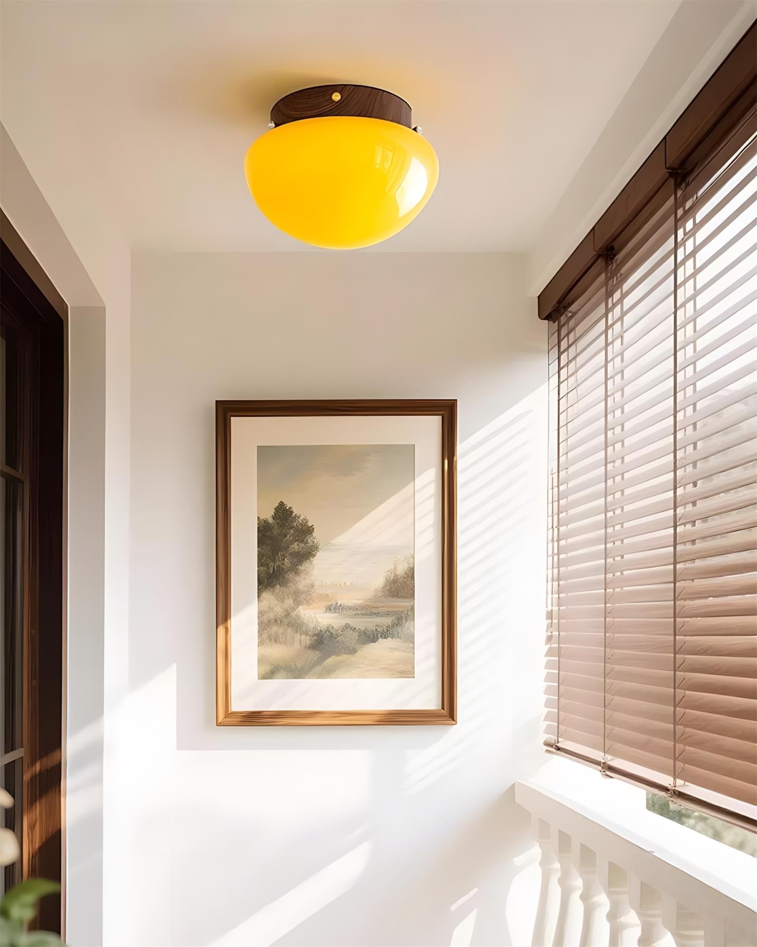 Honeyed Dome Ceiling Lamp | Esilora