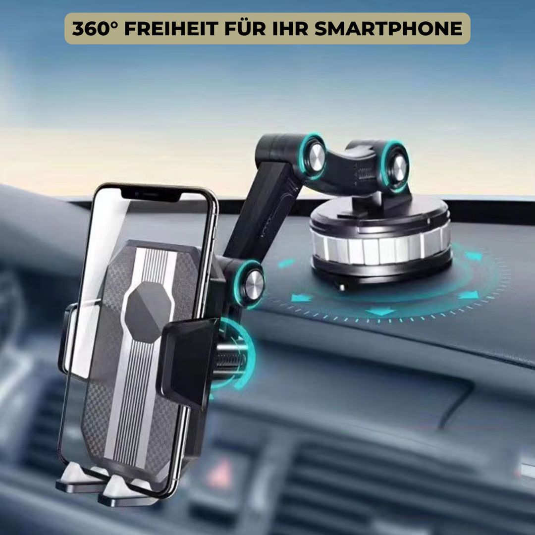 Telefontartó | Tapadókorongos és 360°-ban forgatható okostelefon-tartó | LuxGrip – Esilora