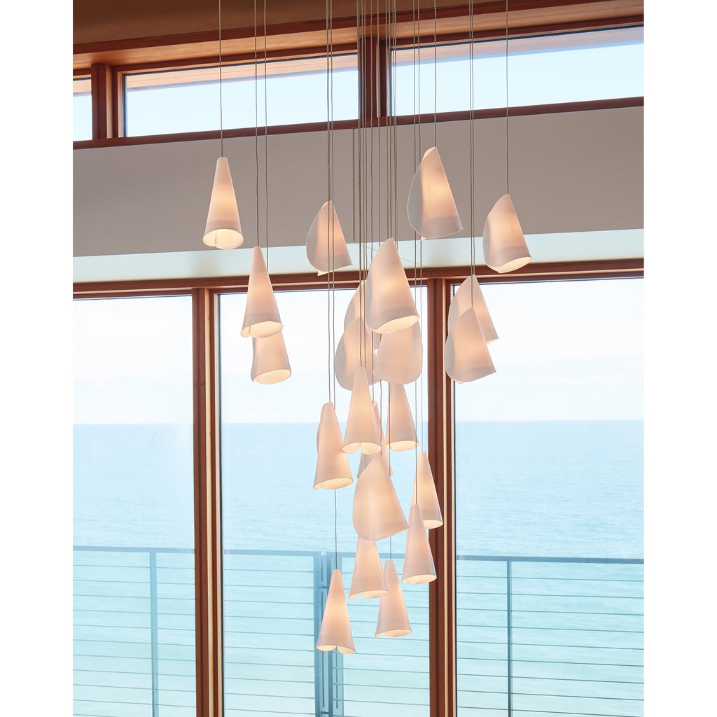 21 Thin Porcelain Pendant Lamp | Esilora