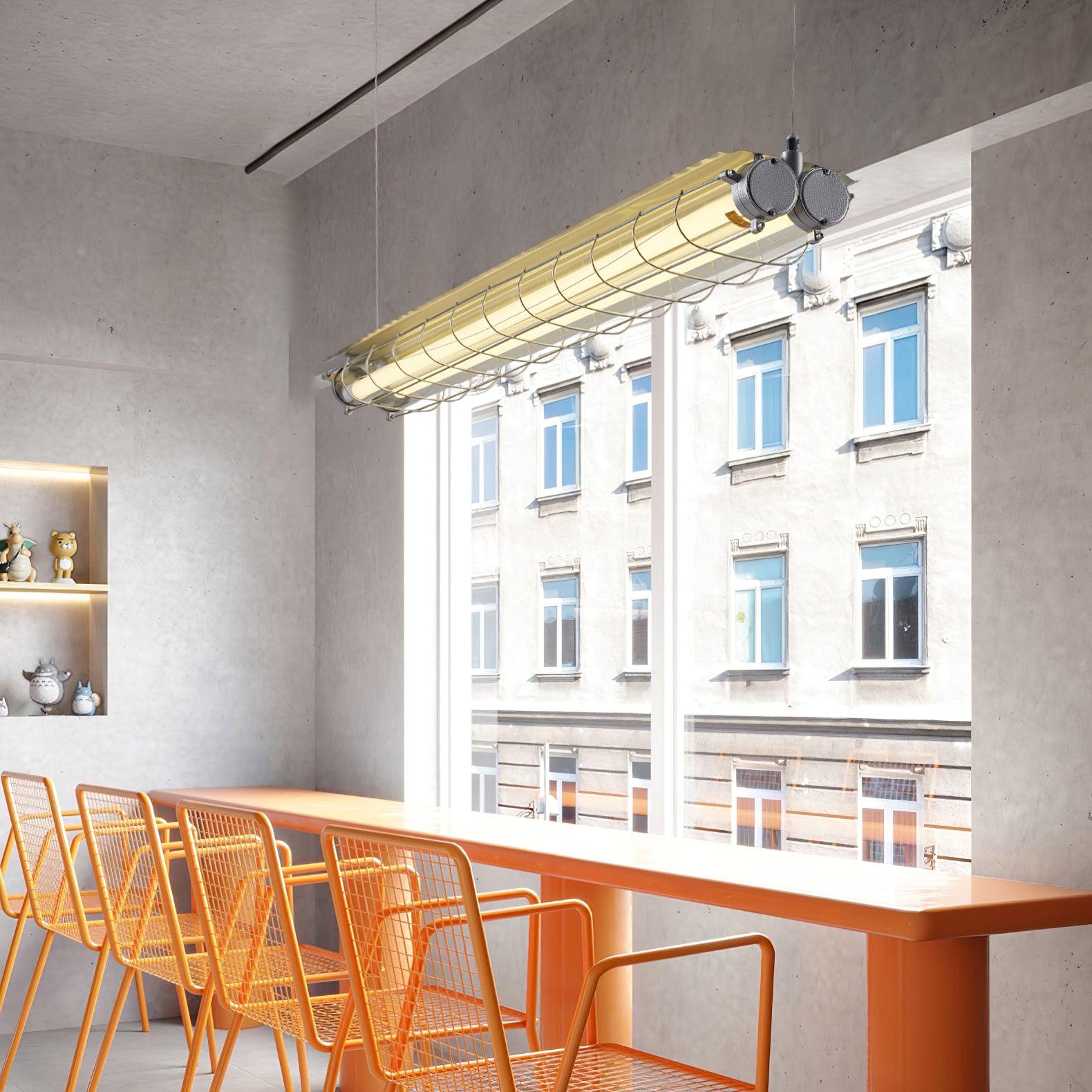 Artisan Glass Linearity Chandelier Iron Metal Glass Polished Silver Finish | Esilora