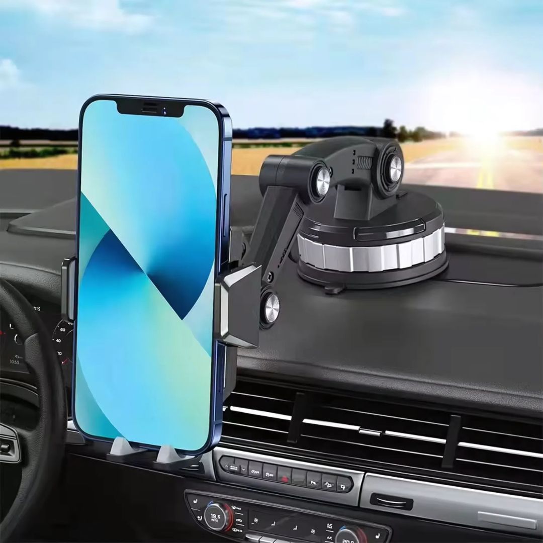 Telefontartó | Tapadókorongos és 360°-ban forgatható okostelefon-tartó | LuxGrip – Esilora