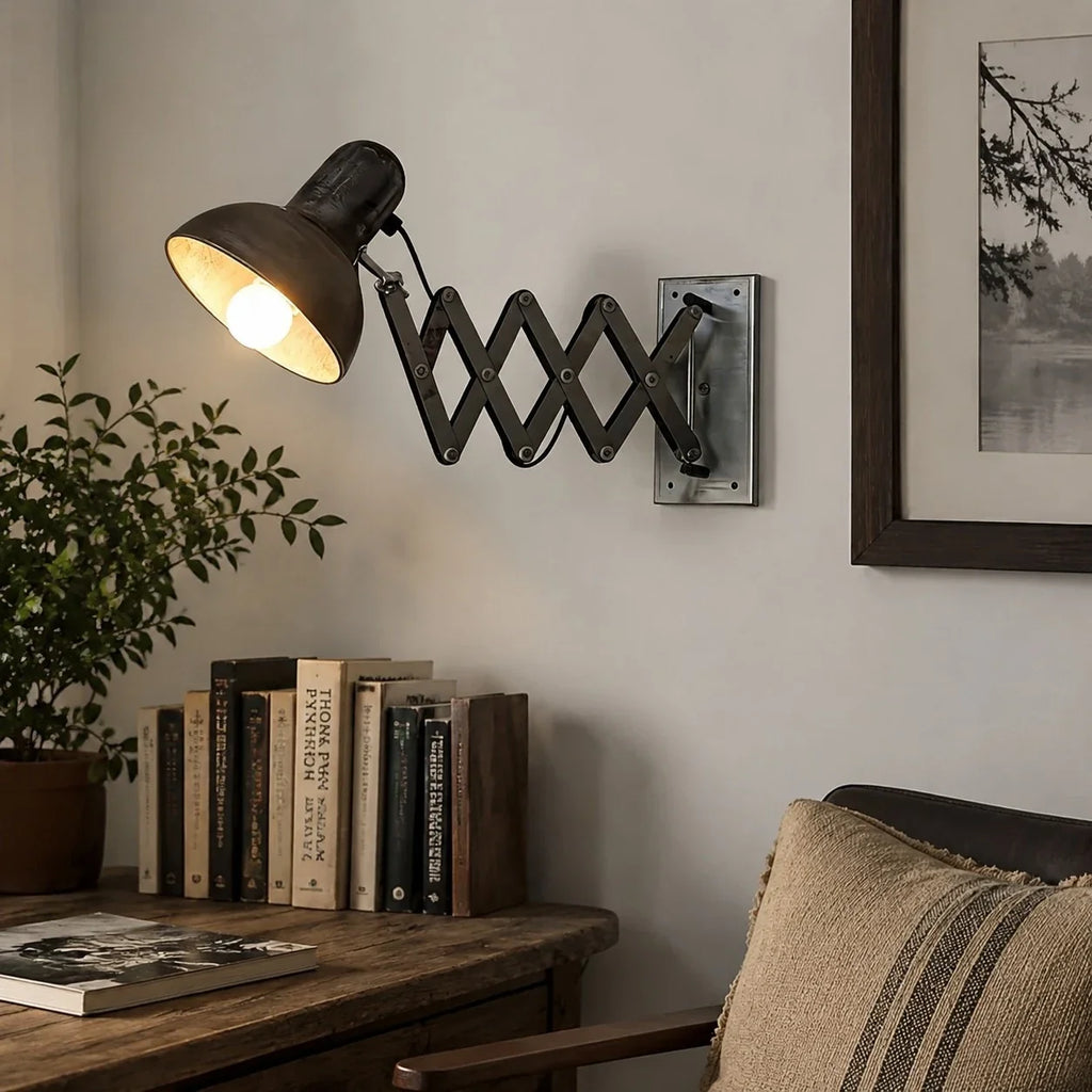 Industrial Adjustable Wall Sconce | Esilora
