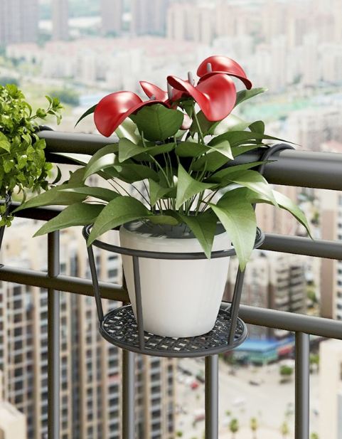 Plant Hanging Shelf for Balcony Dreams – Stable Support Solution - Esilora
