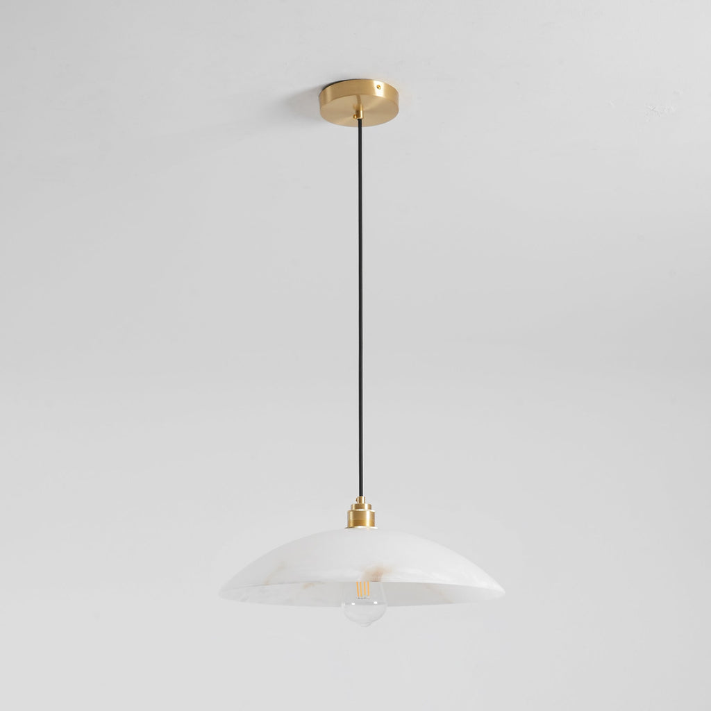 Alabaster Dome Pendant Light | Esilora
