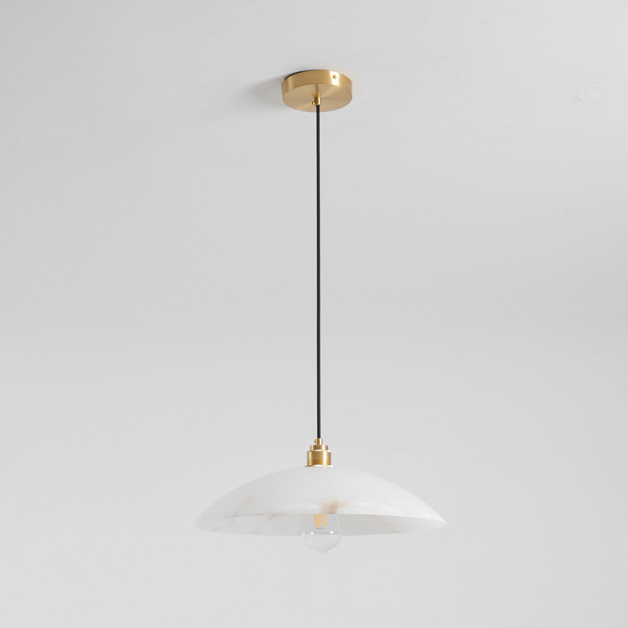 Alabaster Dome Pendant Light | Esilora