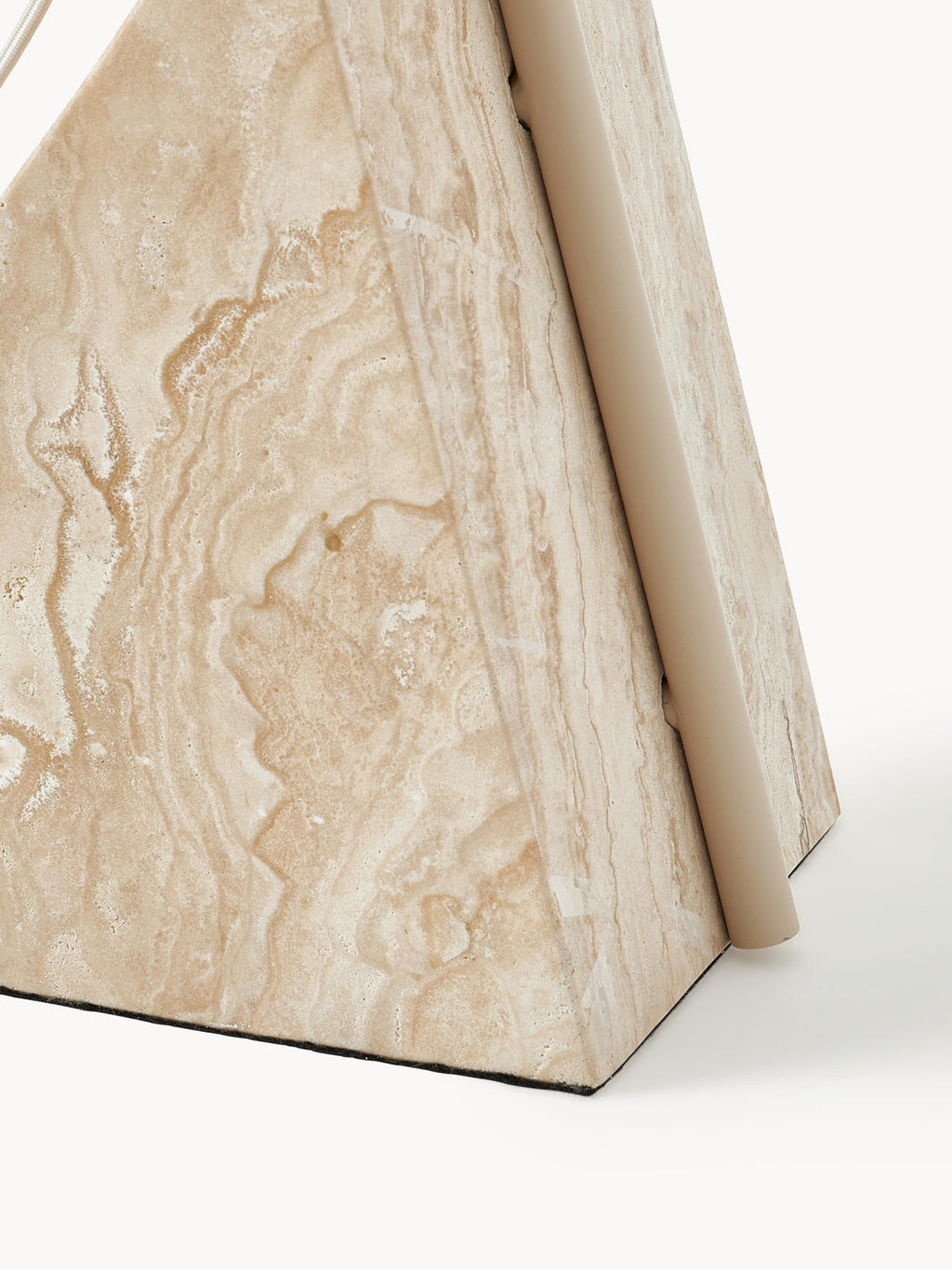 Grande Travertine Floor Lamp | Esilora