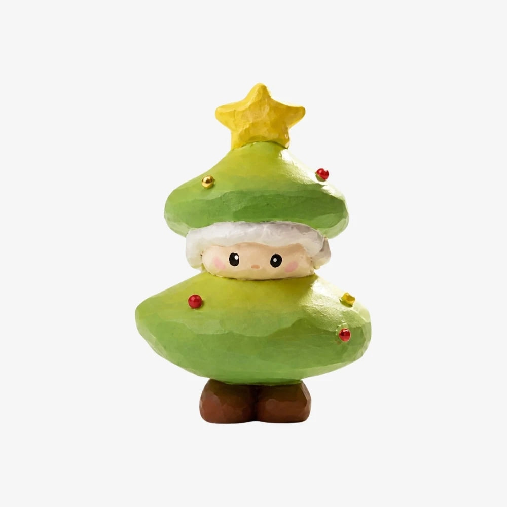 Handmade Wooden Christmas Character Ornaments for Shelf and Table Decor | Esilora