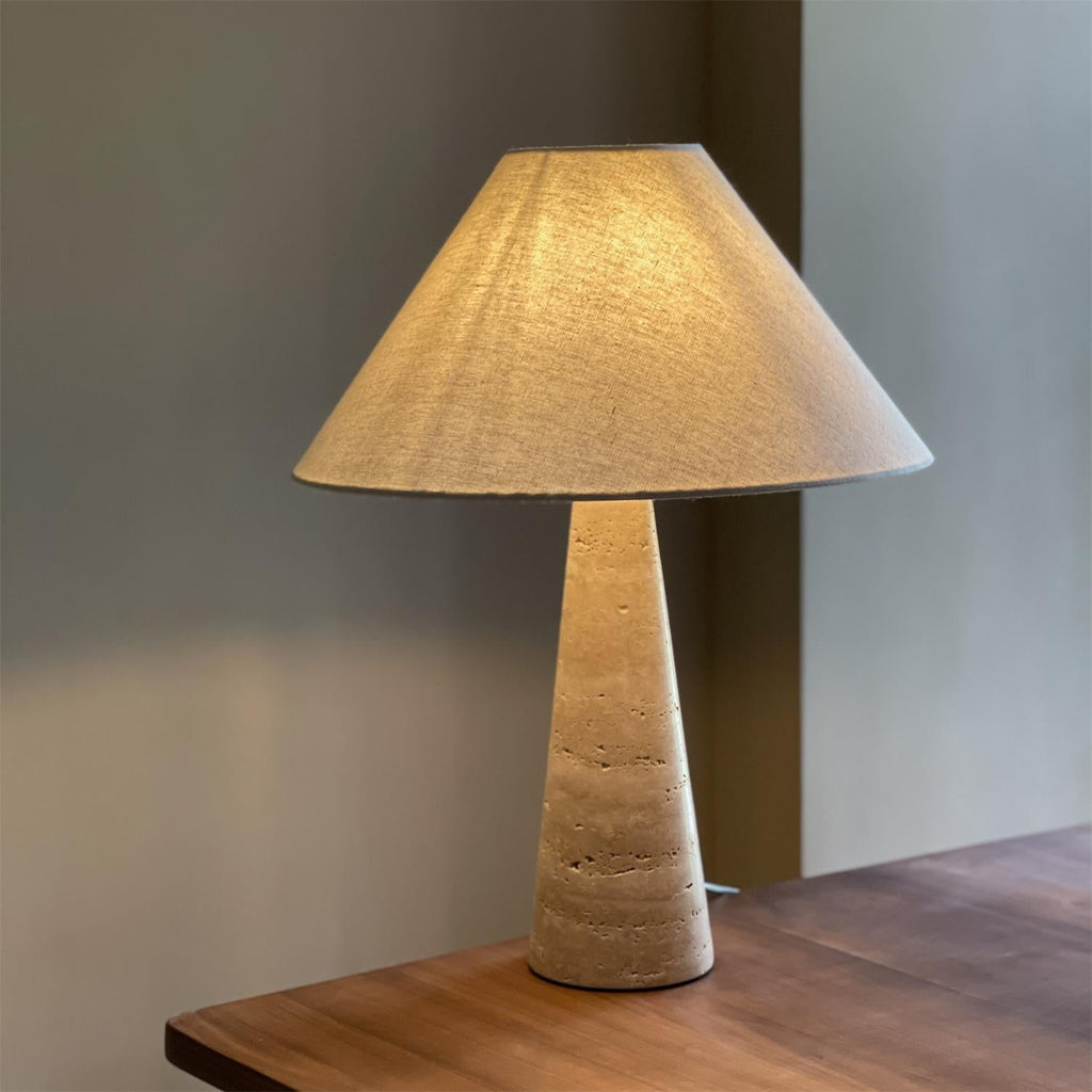 Lulu Travertine Table Lamp | Esilora