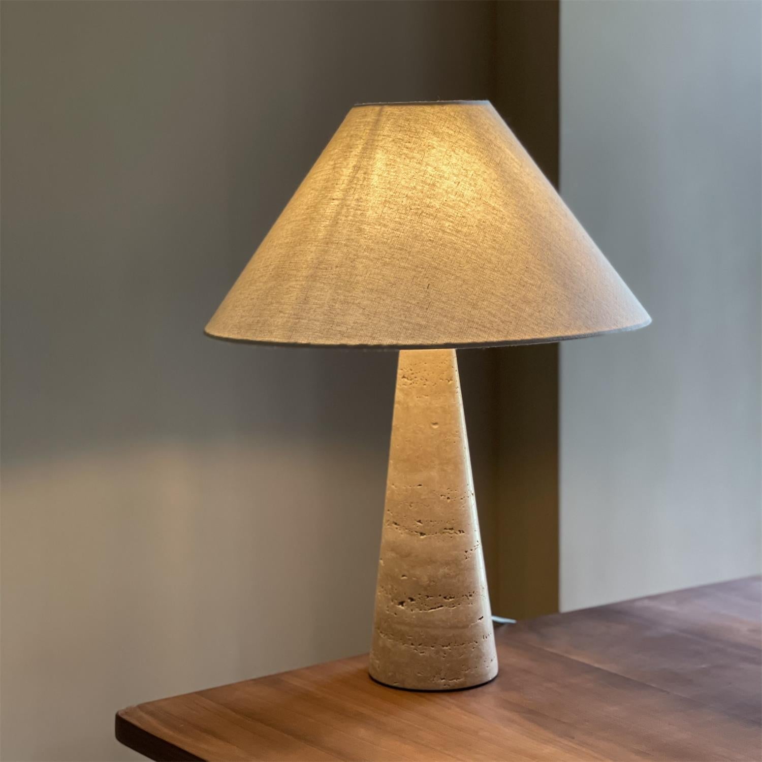 Lulu Travertine Table Lamp | Esilora