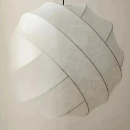 Wabi Sabi Silk Ball Japandi Pendant Light | Esilora