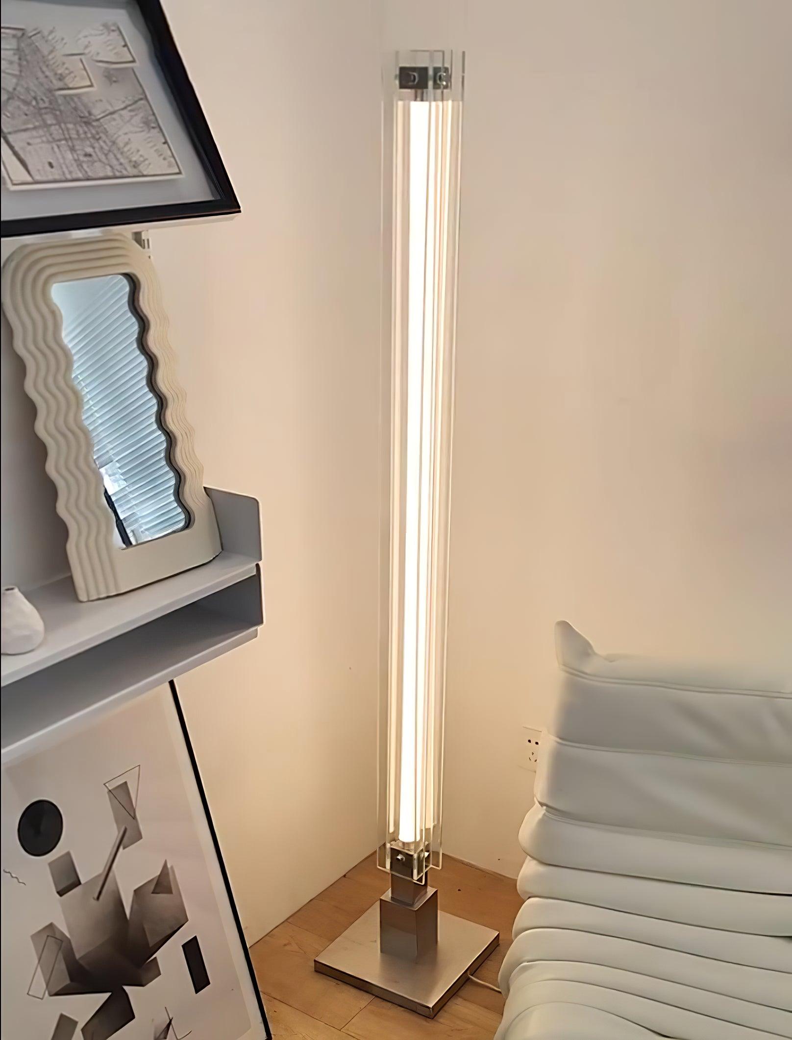 Industrial Style Minimalist Glass Floor Lamp M29 | Esilora