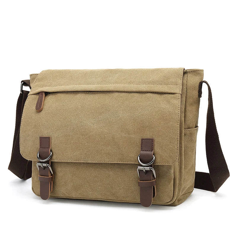 Stylish Canvas Shoulder Bag for Organized Travel - Esilora