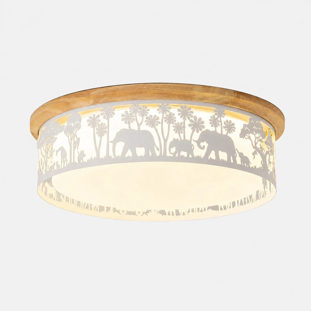 Lampada da soffitto LED a spettro completo con silhouette cava | Esilora