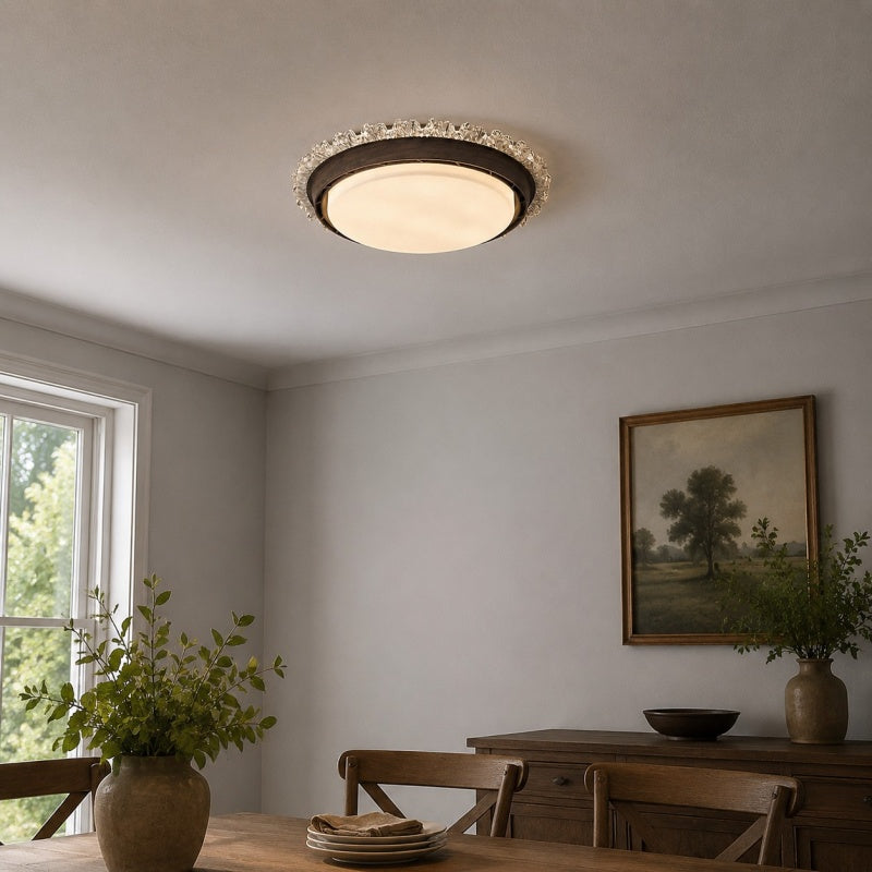Japansk vintage-rund LED-loftslampe | Esilora