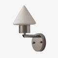 Applique Kallera - Luminaire rétro minimaliste en métal et verre avec abat-jour conique pour chambre et couloir | Esilora