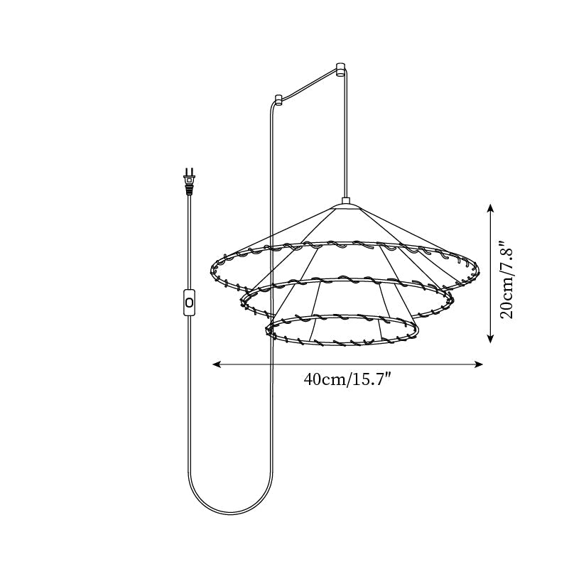 Panya Plug In Pendant Lamp | Esilora