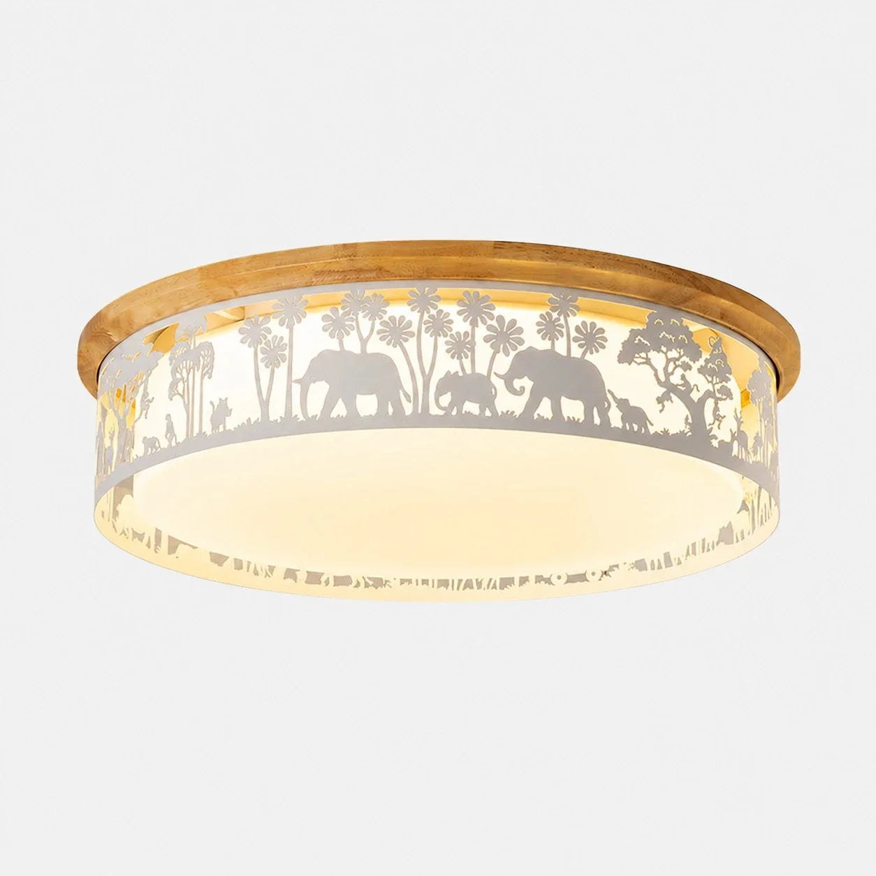 Lampada da soffitto LED a spettro completo con silhouette cava | Esilora