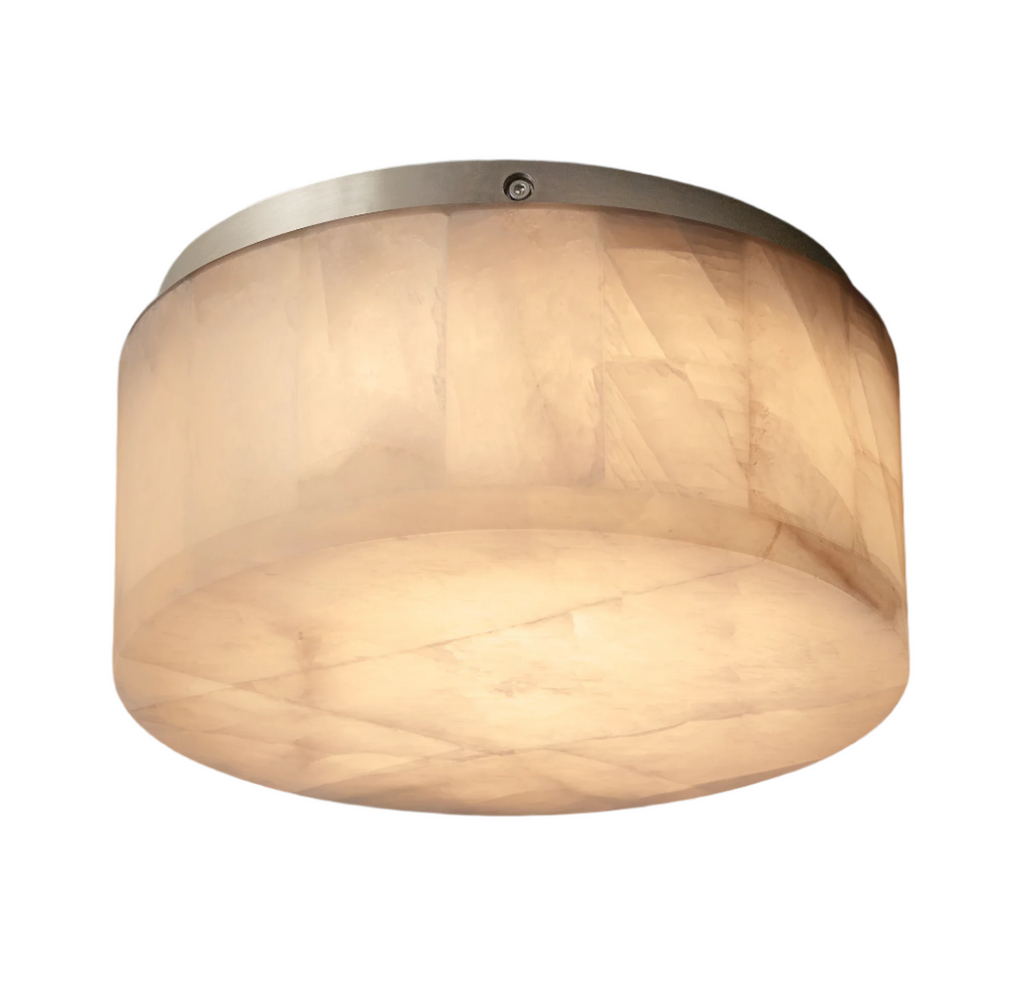 Rivage Alabaster Minimalist Ceiling Light | Esilora