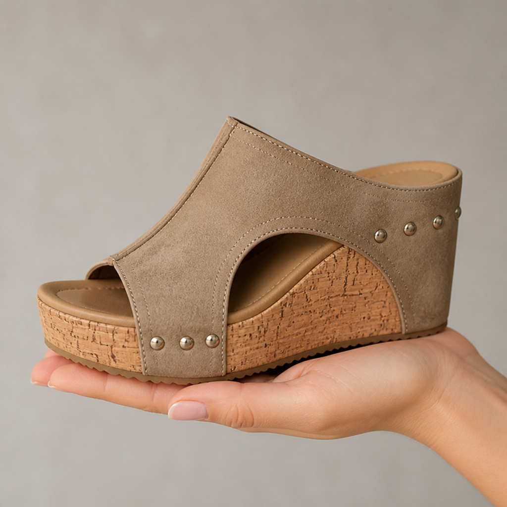 SolaraLuxe Wedge Sandals — Walk Pain-Free with Bold Style That Commands Attention - Esilora