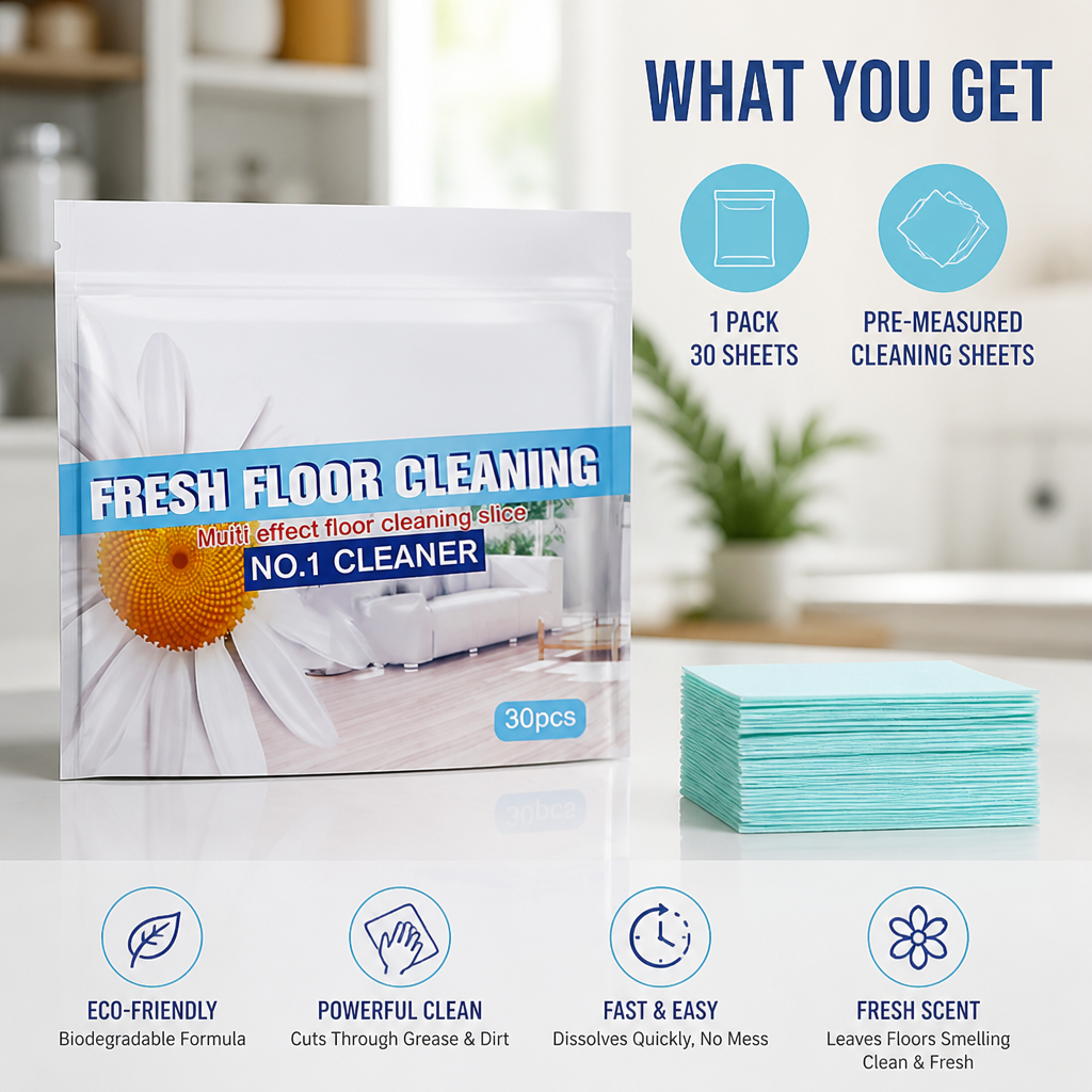 PureMist Floor Sheets — Transform Your Floors Into a Sparkling, Fresh Sanctuary Instantly - Esilora