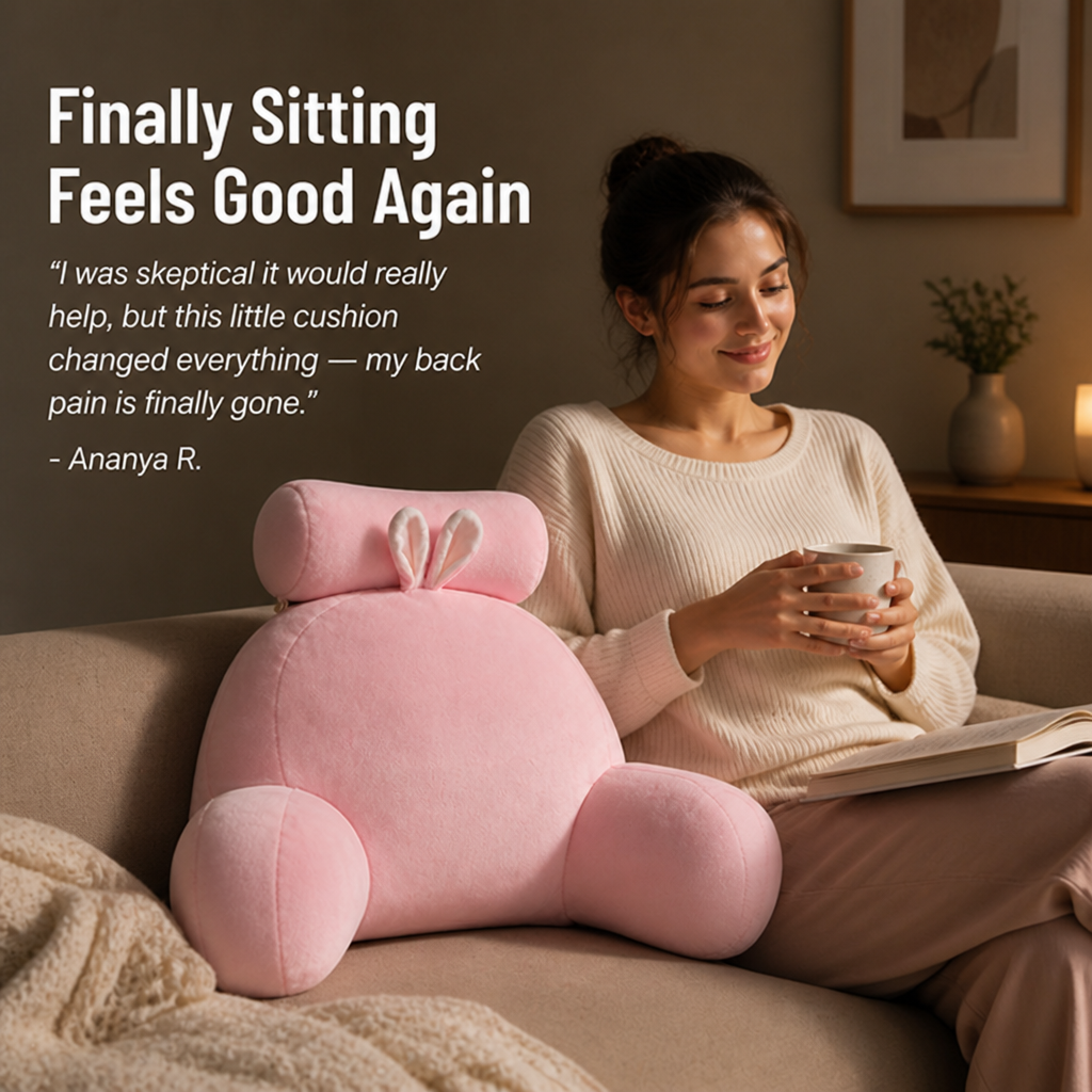 SpiraLuxe Lumbar Support Cushion — Unlock All-Day Back Freedom with Perfect, Pain-Melting Support - Esilora
