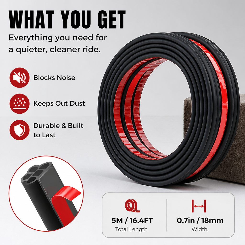 SilenSeal — Transform Your Car Into a Whisper-Quiet, Dust-Free Sanctuary - Esilora