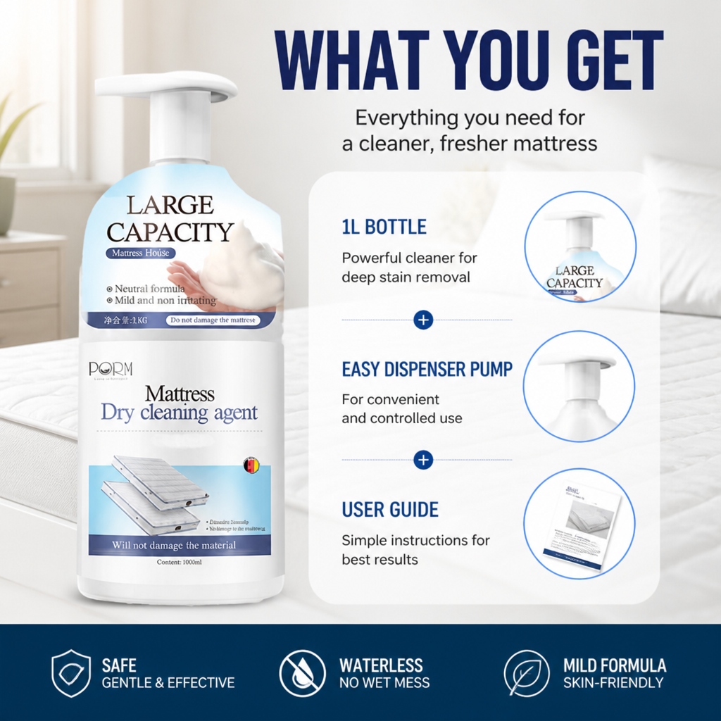 מנקה מזרנים StainPurex — היפטרו מכתמים עקשניים ושנו בנוחות רעננה וללא רבב - Esilora
