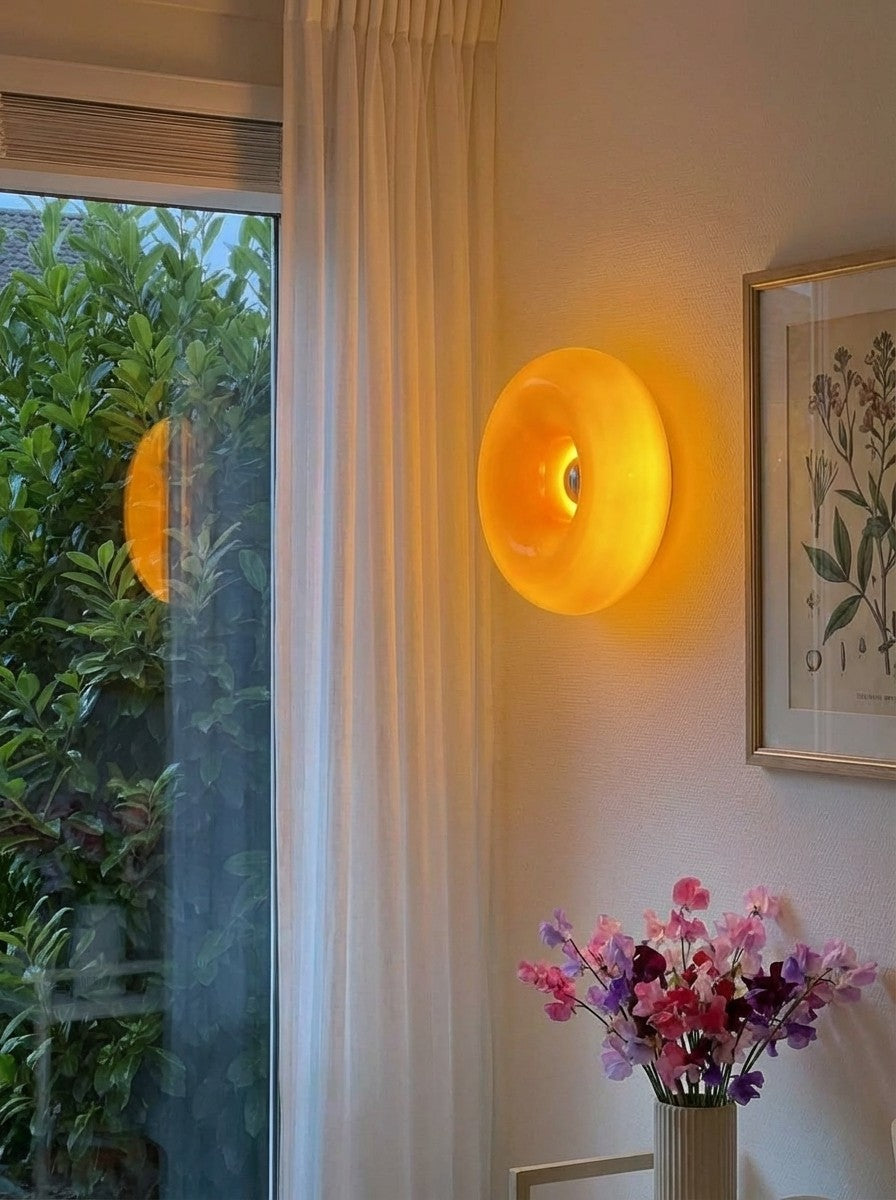 Halorentis Donut Shape Table Wall Lamp Bauhaus Style - Living Room Lighting N11 | Esilora