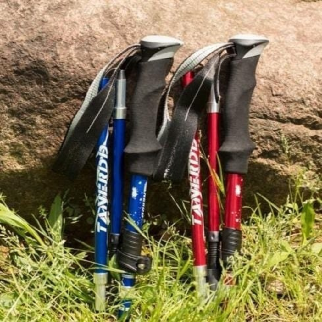 Aluminum Folding Hiking Poles – Adjustable Height, Lightweight