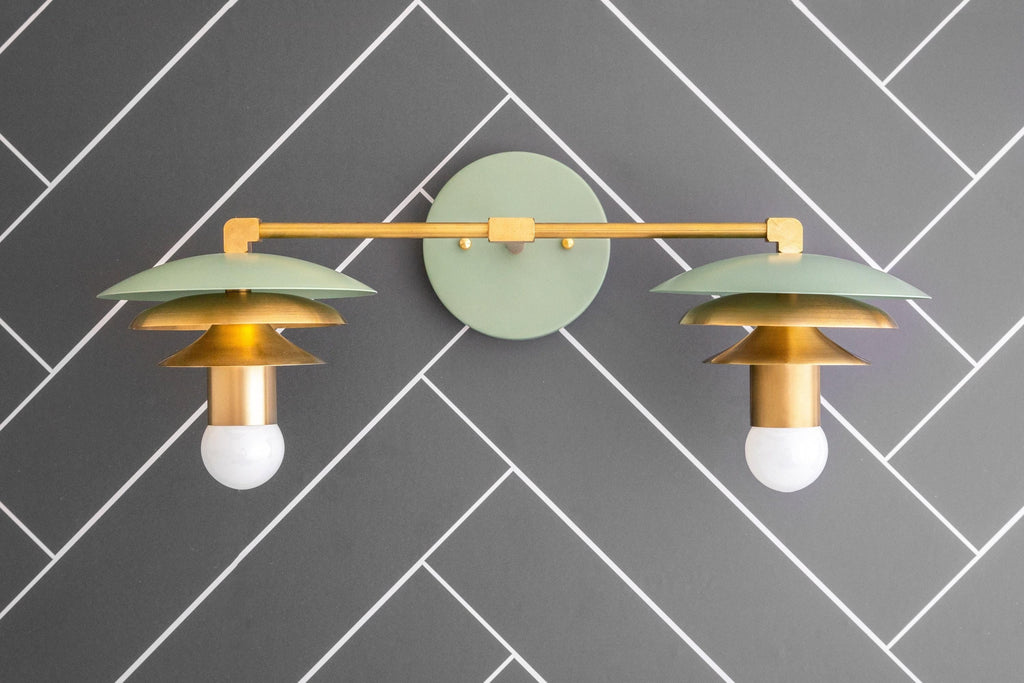 Artivo Layered Timeless Vanity Lighting Fixture With Soft Diffused Light - Great Ideal for Powder Rooms | Esilora