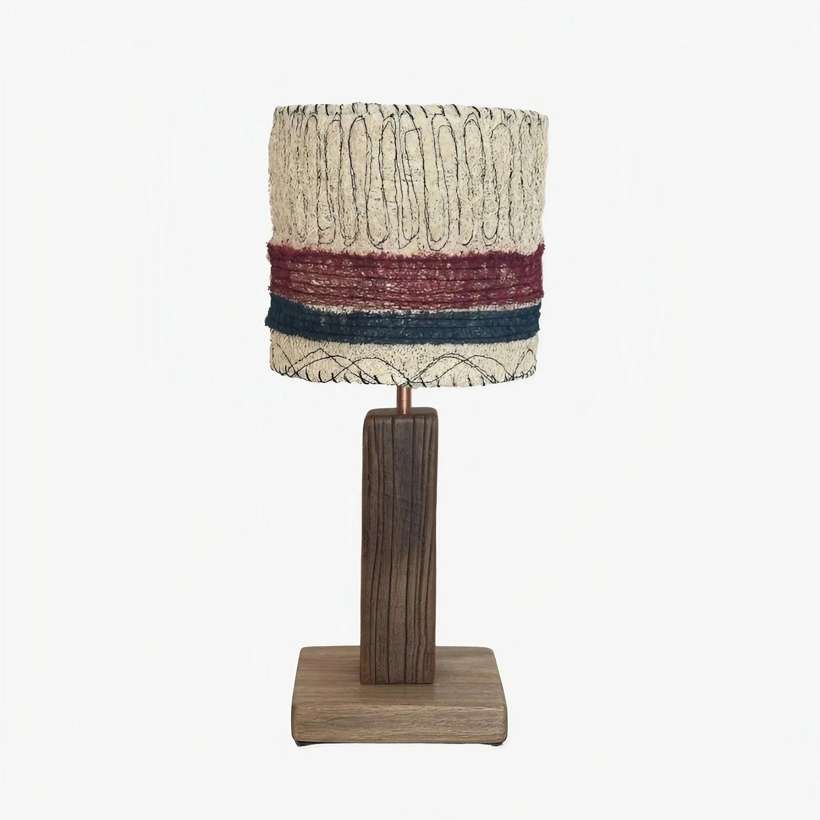 Handwoven Loofah Fiber Table Lamp | Esilora