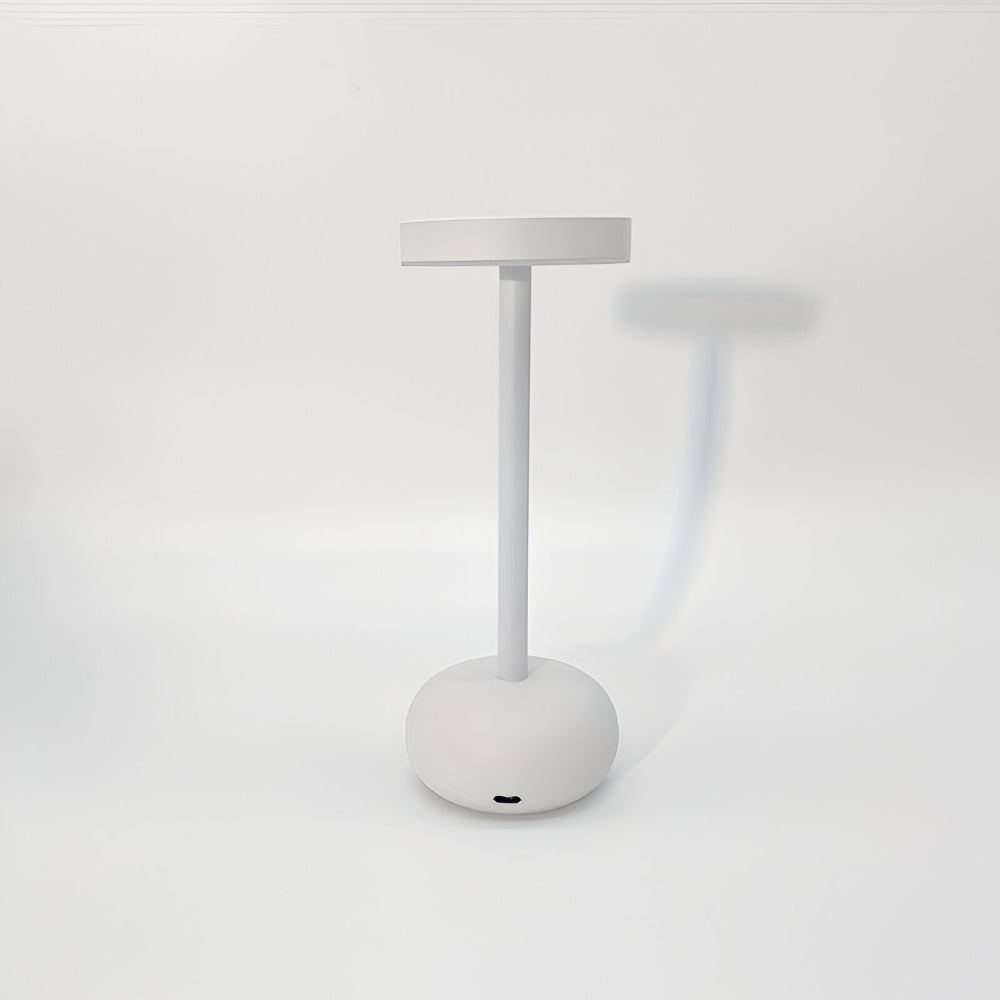 Modern Metal Table Lamp — LED Dimmable, USB Rechargeable, Touch Control