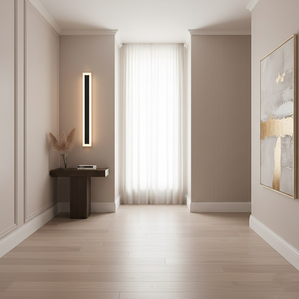 Lampada da parete da esterno ovale minimalista in metallo Edge IP65 impermeabile | Esilora