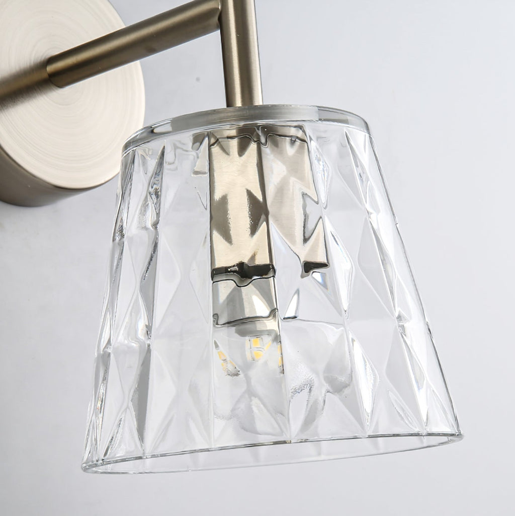 Bravira Modern Glass Wall Lamp – Minimalist Wall Sconce for Bedroom, Hallway & Vanity | Esilora