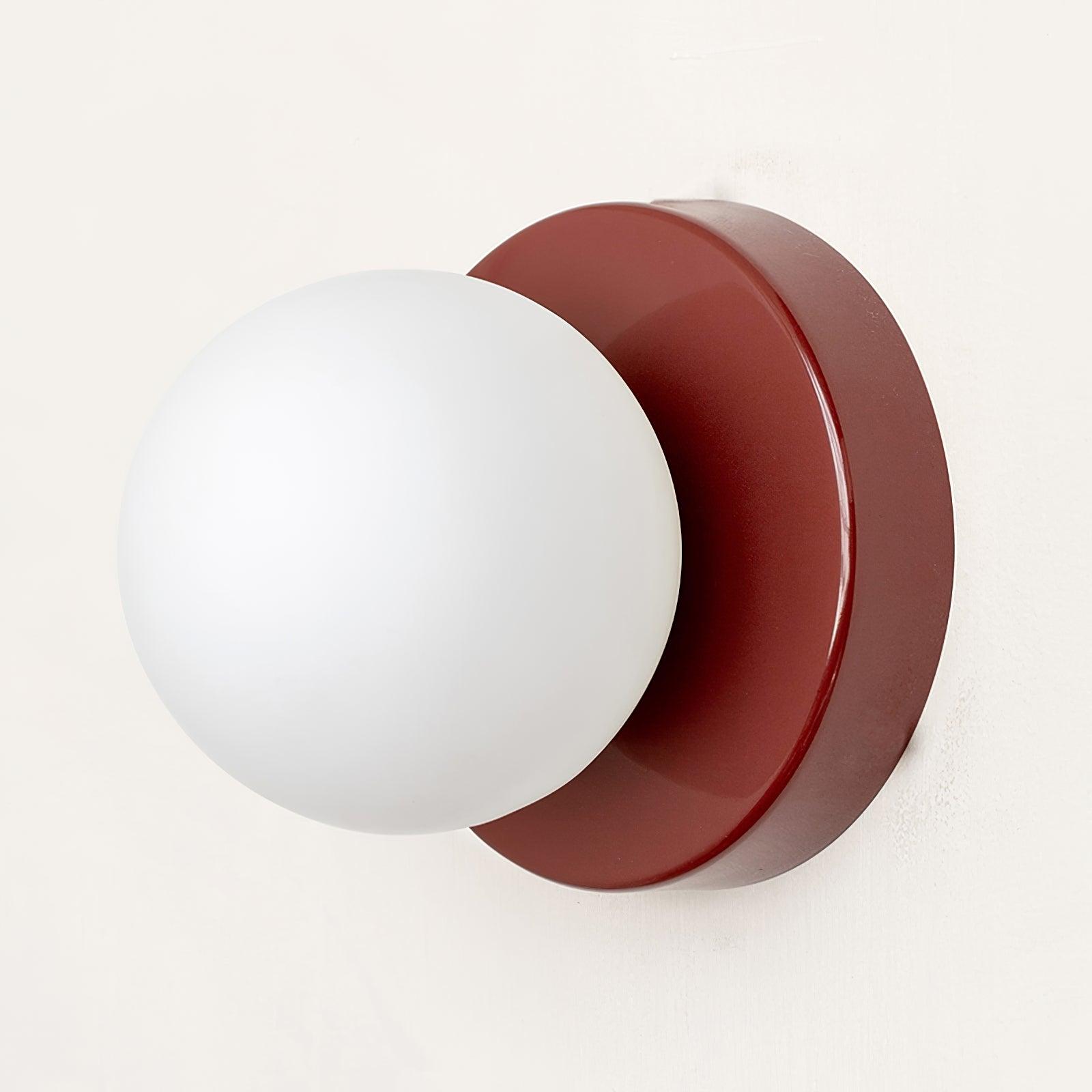 Rivolence Minimalist Fluid Modern Round Wall Sconce – Modern Indoor Accent Lighting for Bedroom or Study | Esilora